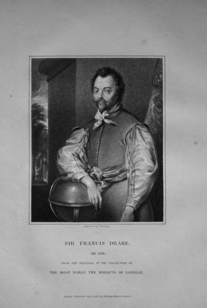 Sir Francis Drake.  1823.