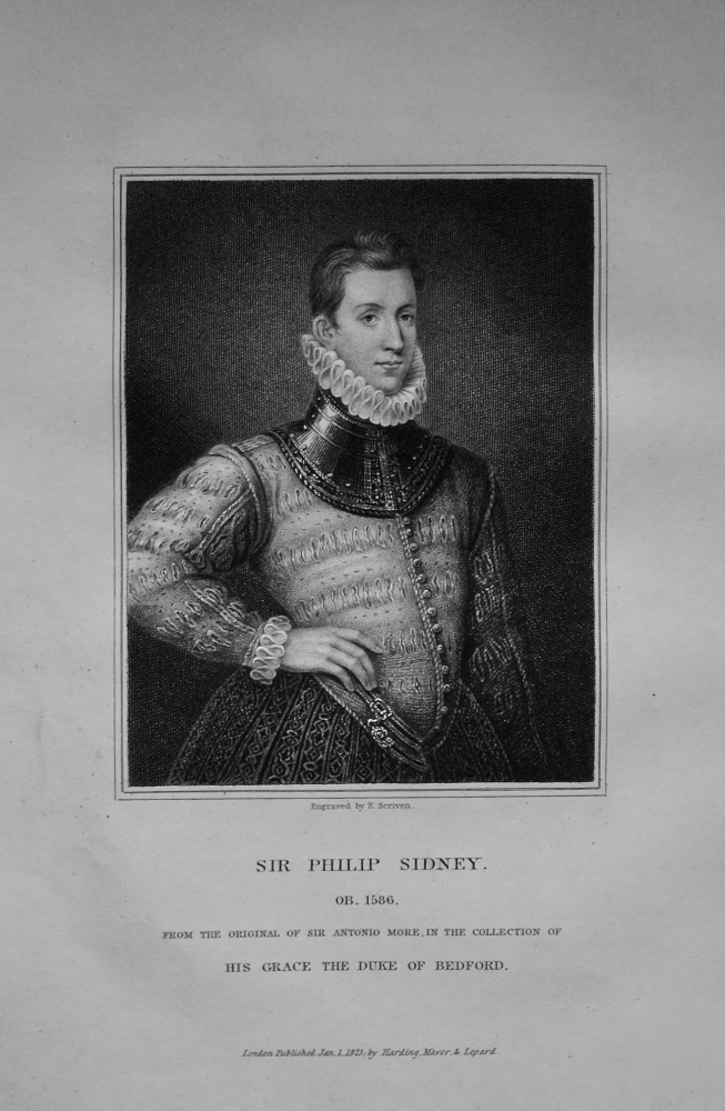 Sir Philip Sidney.  1823.