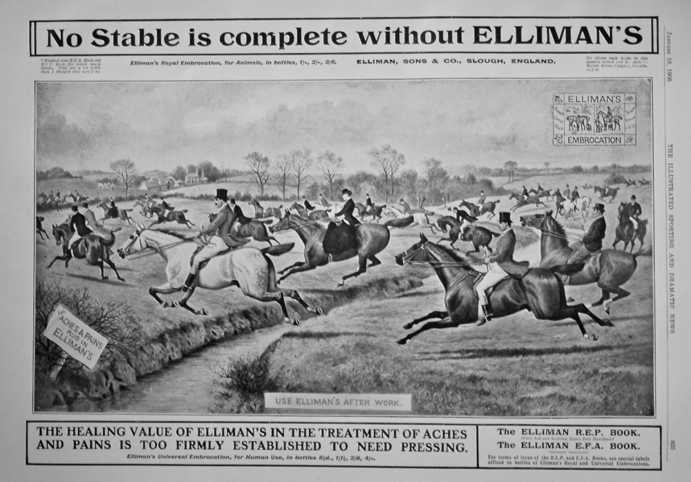 Elliman's Embrocation.  1908