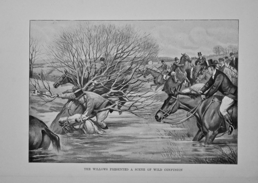 The Willows Presented a Scene of Wild Confusion.  1897.