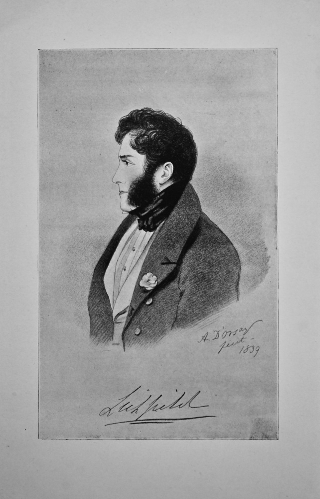 Lord Lichfield.  (After Count d'Orsay, 1839).
