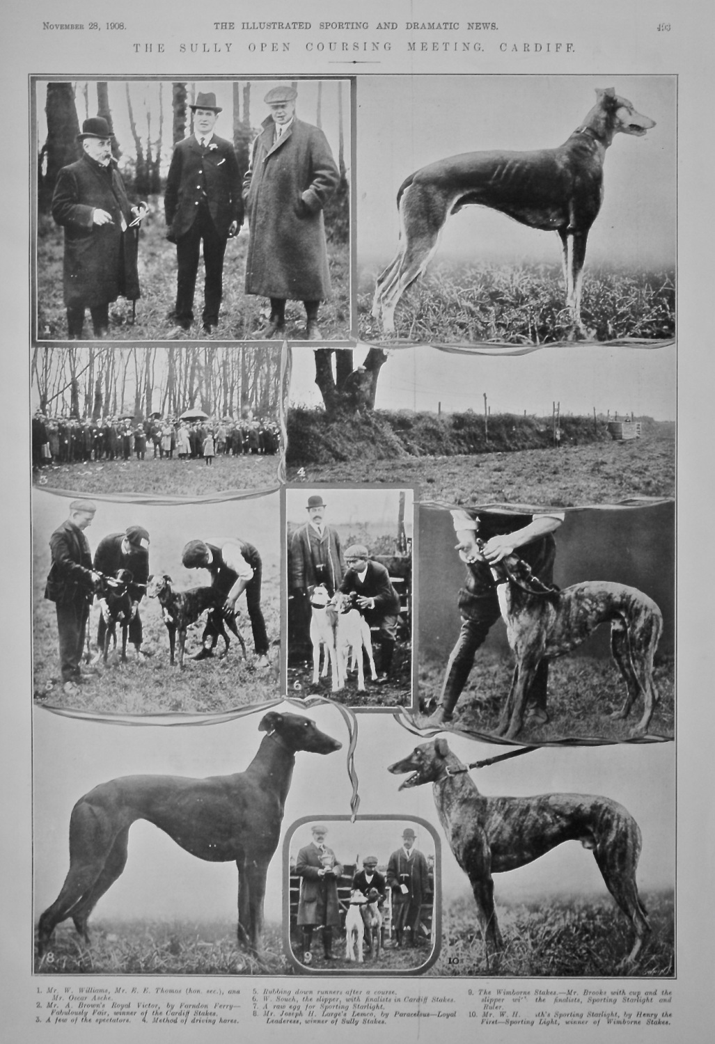 The Sully Open Coursing Meeting, Cardiff.  1908.