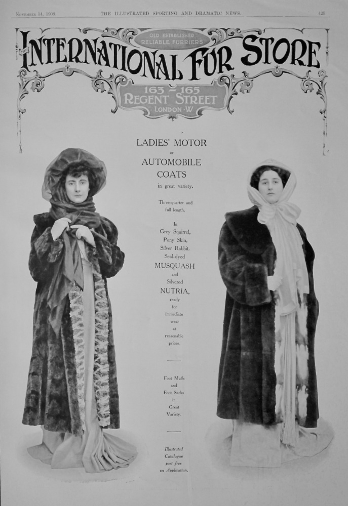 The International Fur Store.  1908.