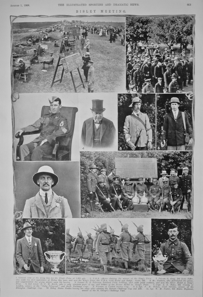 Bisley Meeting.  1908.