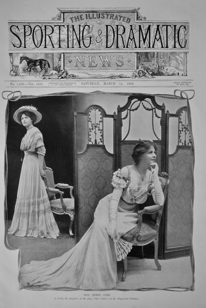 Miss Marie Lohr.  1908.