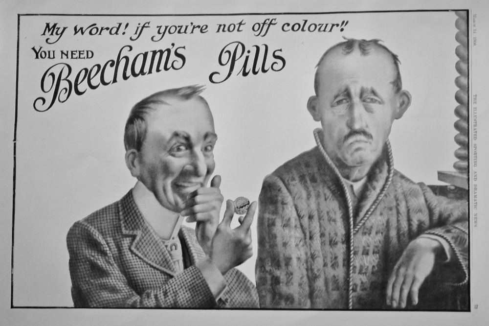 Beecham's Pills. 1908.