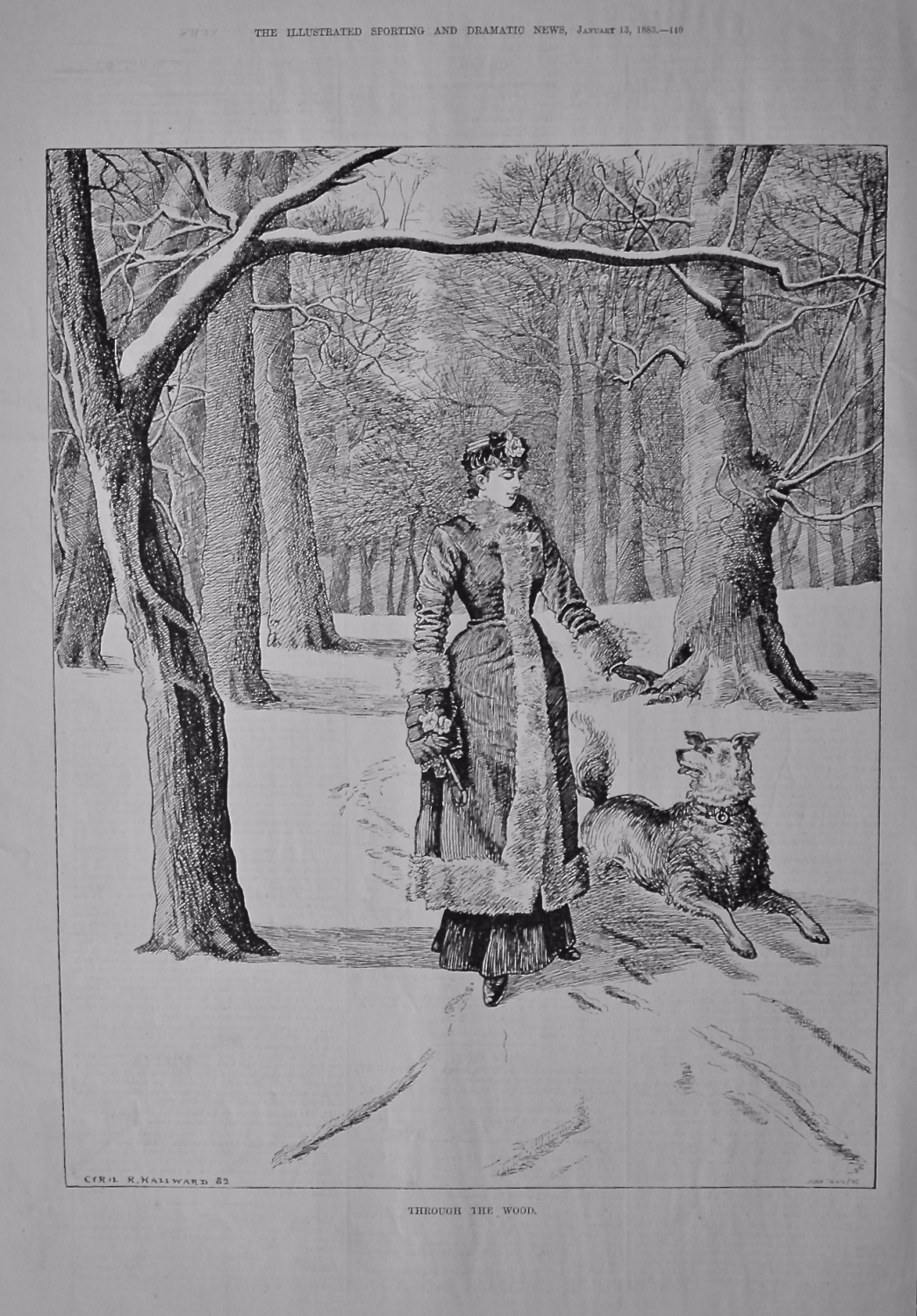 Through the Wood.  1883.