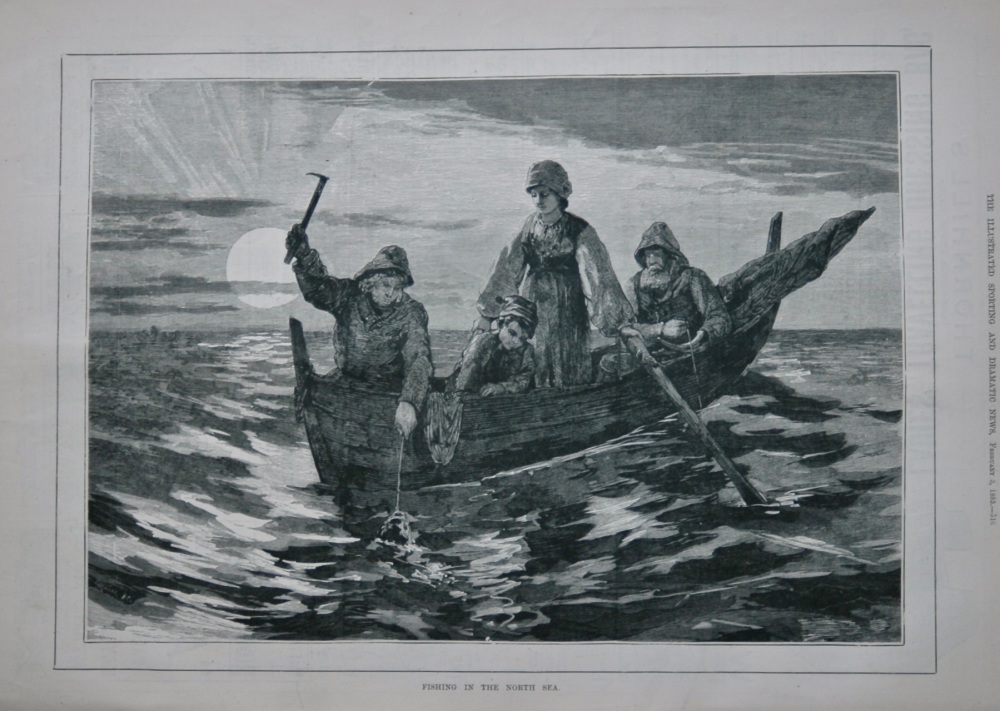 Fishing in the North Sea.  1883.