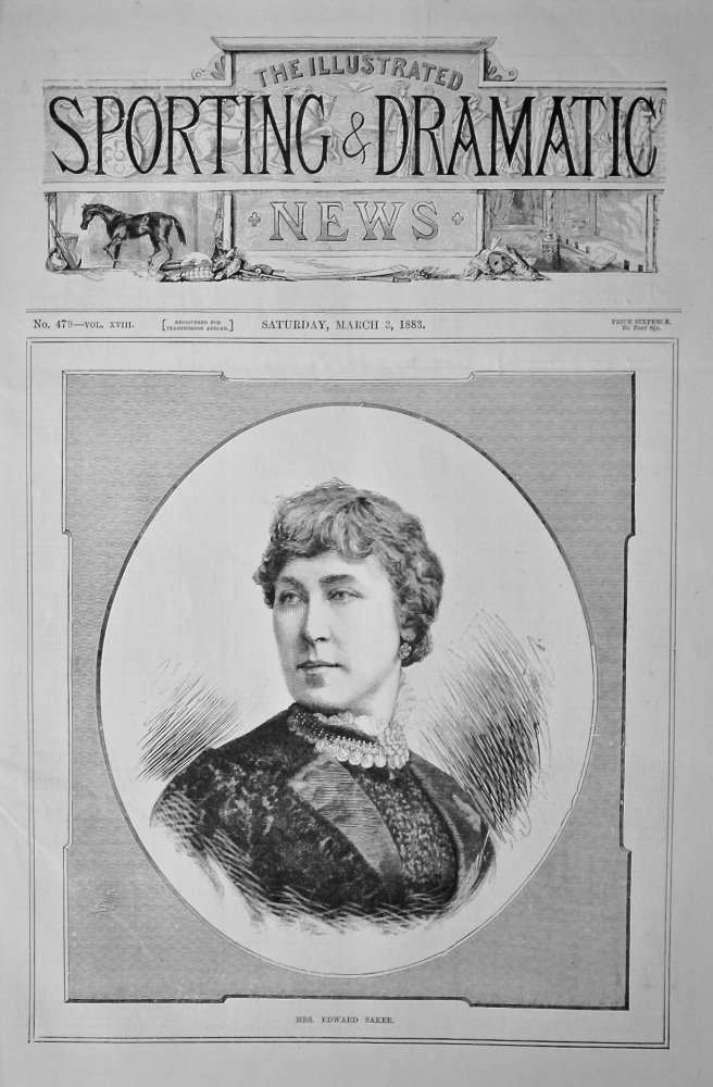 Mrs. Edward Saker.  1883.