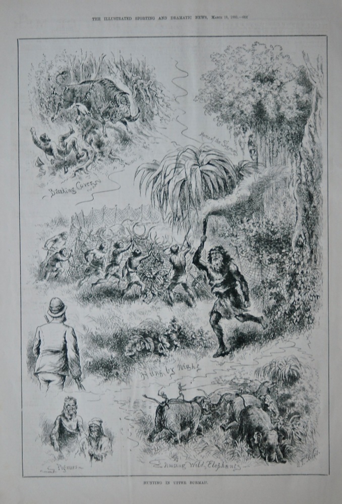 Hunting in Upper Burmah.  1883.