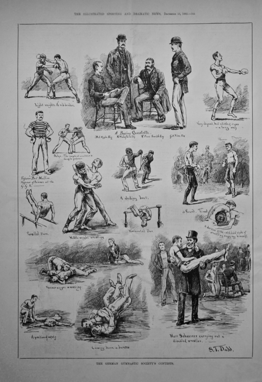 The German Gymnastic Society's Contests.  1882.