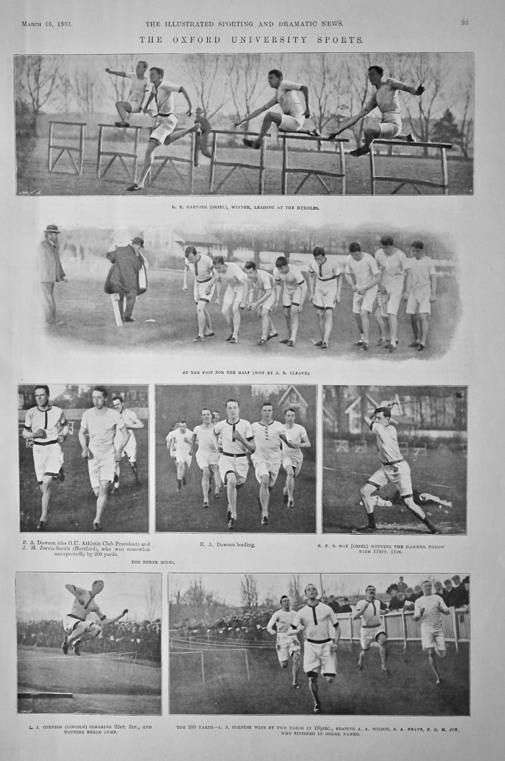 The Oxford University Sports.  1901.