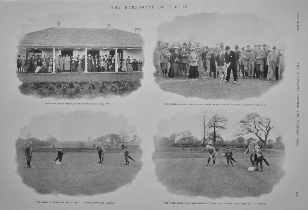 The Harrogate Golf Club.  1899.