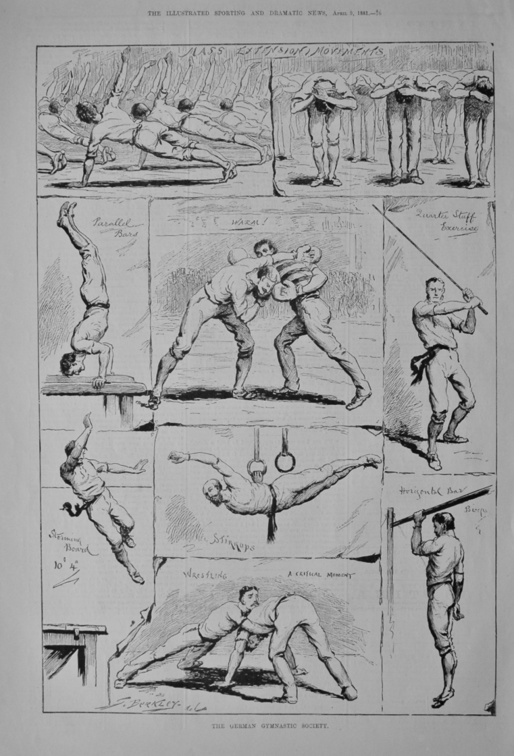 The German Gymnastic Society. 1881.