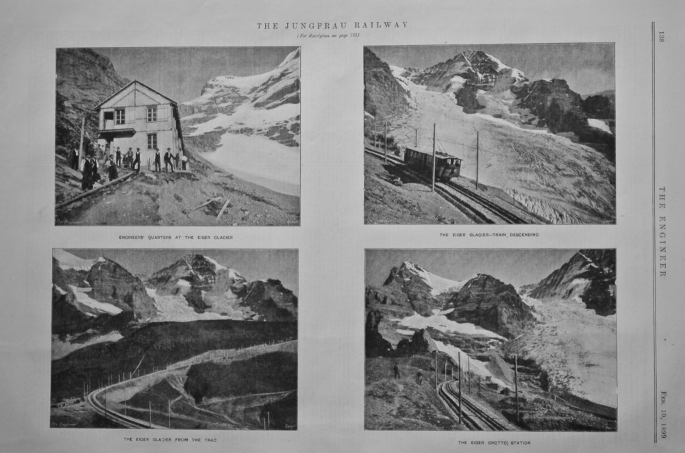 The Jungfrau Railway.  1899.
