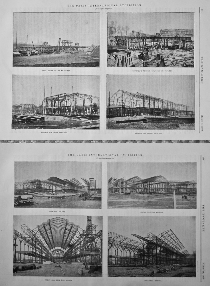 The Paris International Exhibition.  1899.