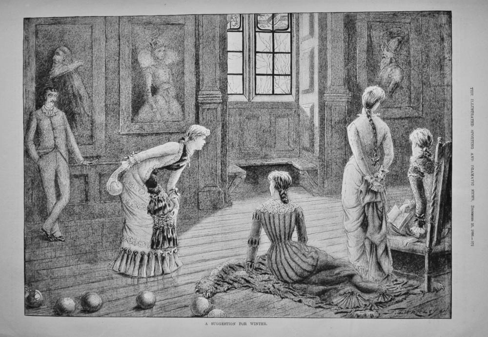 A Suggestion for Winter.  1880.