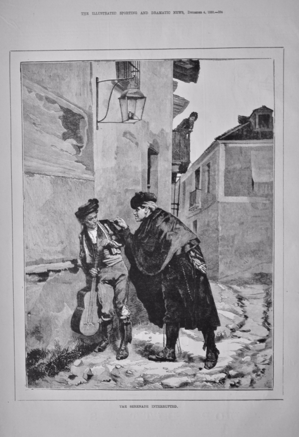 The Serenade Interrupted.  1880.