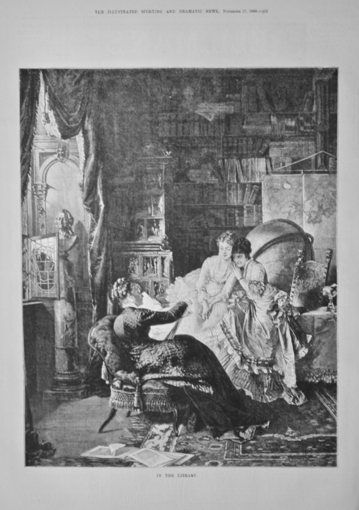 In the Library.  1880.
