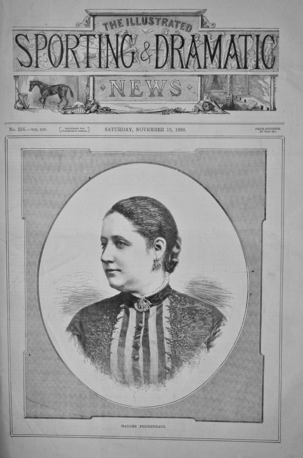 Madame Frickenhaus.  1880.