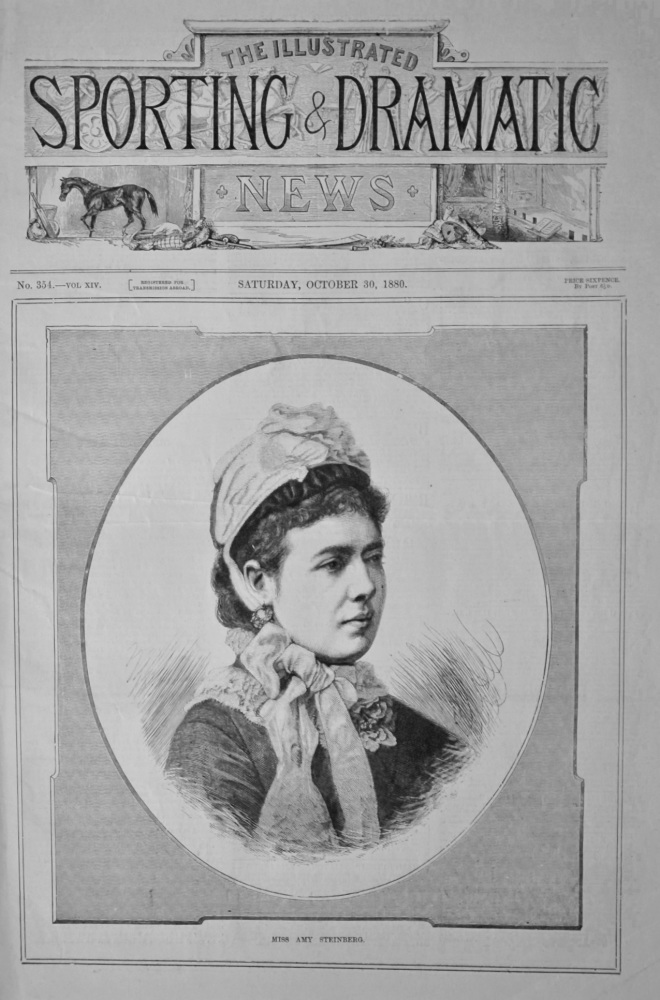 Miss Amy Steinberg.  1880.