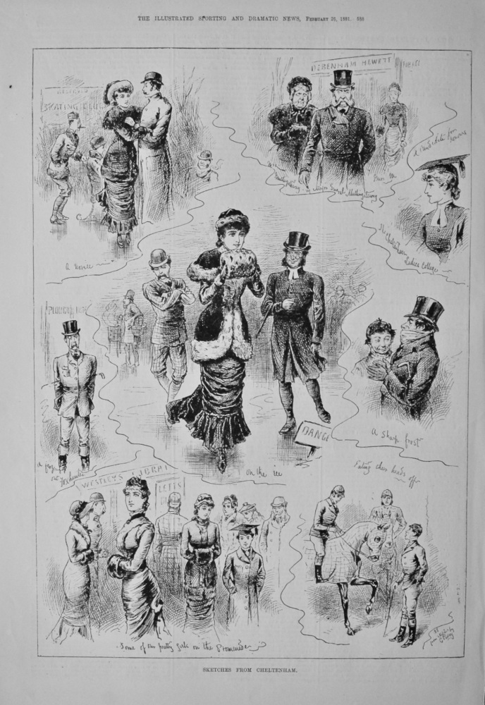 Sketches from Cheltenham.  1881.