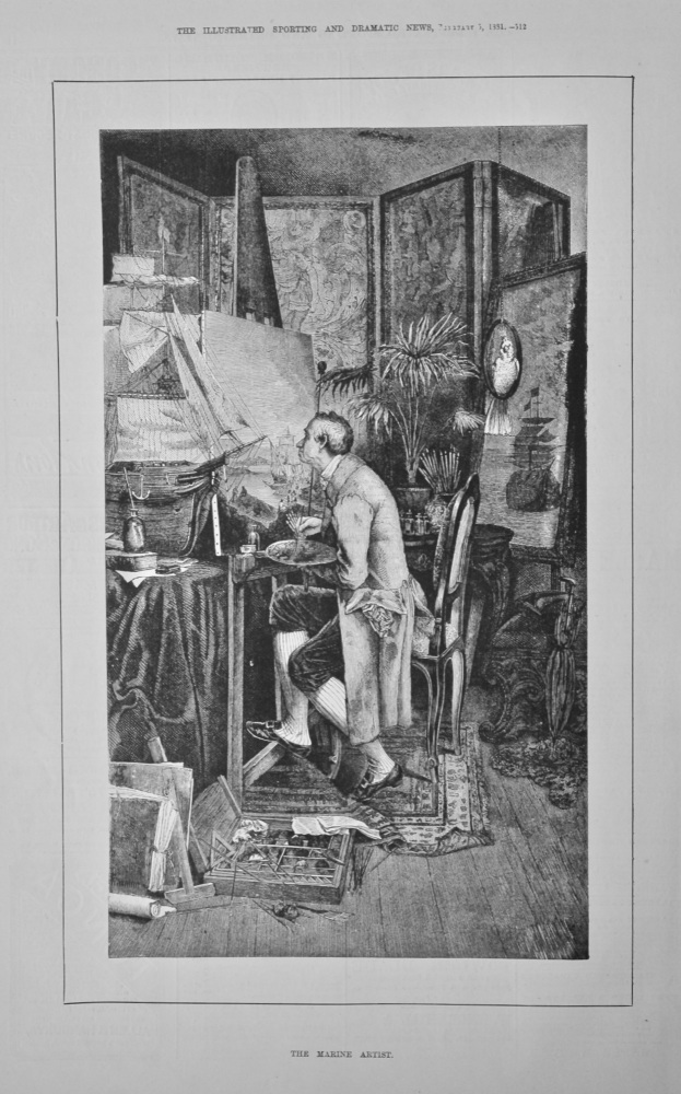 The Marine Artist.  1881.