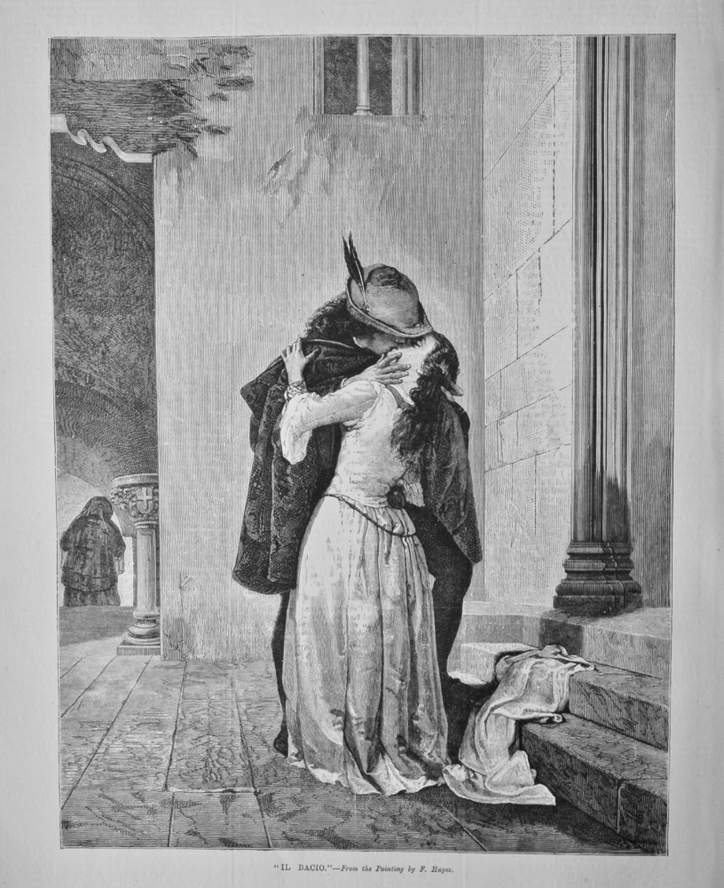 "Il Bacio."- From the Painting by F. Hayez. 1881