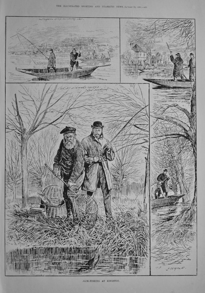 Jack-Fishing at Kingston. 1881