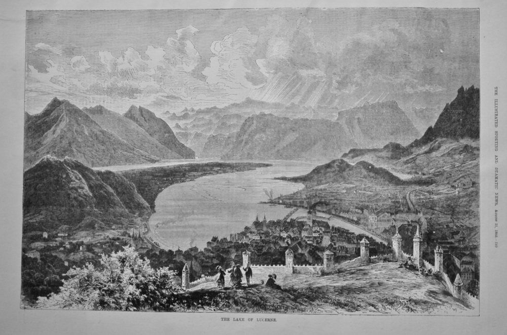 The Lake of Lucerne.  1880.