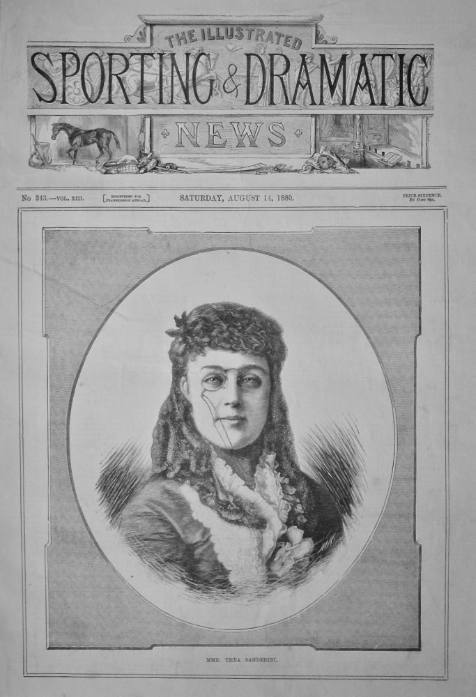 Mme. Thea Sanderini.  1880.