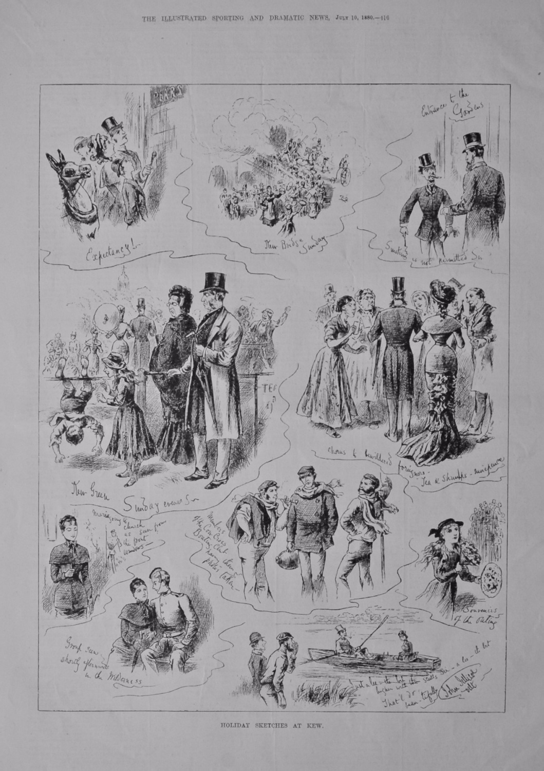Holiday Sketches at Kew.  1880.