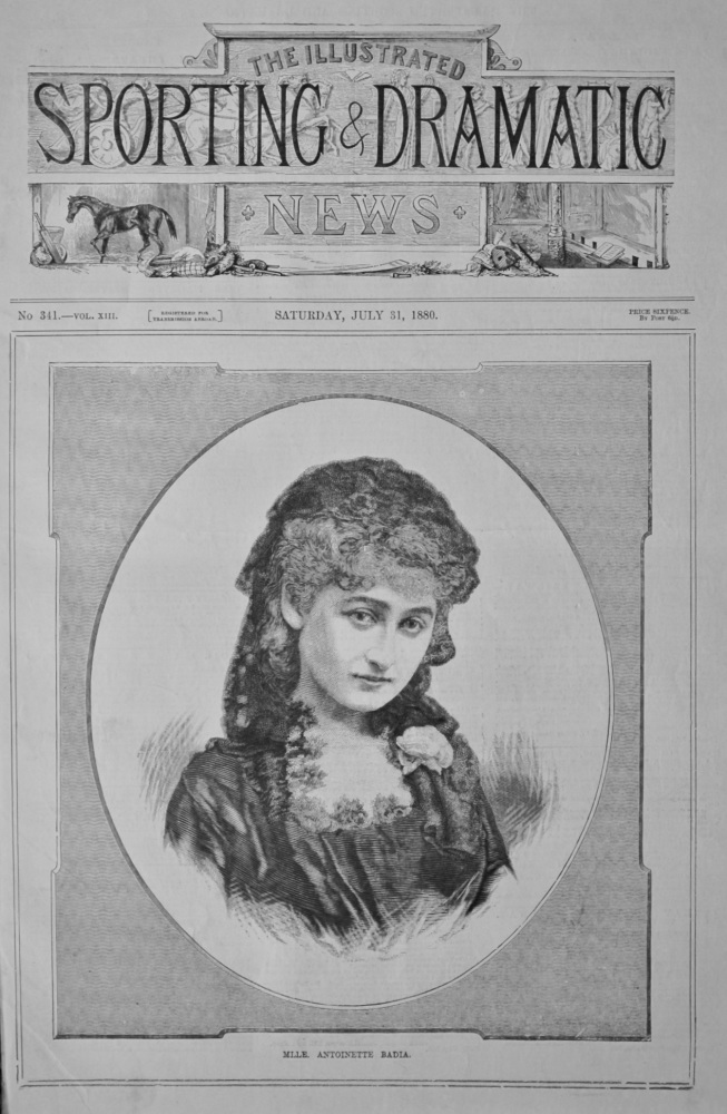 Mlle. Antoinette Badia.  1880.