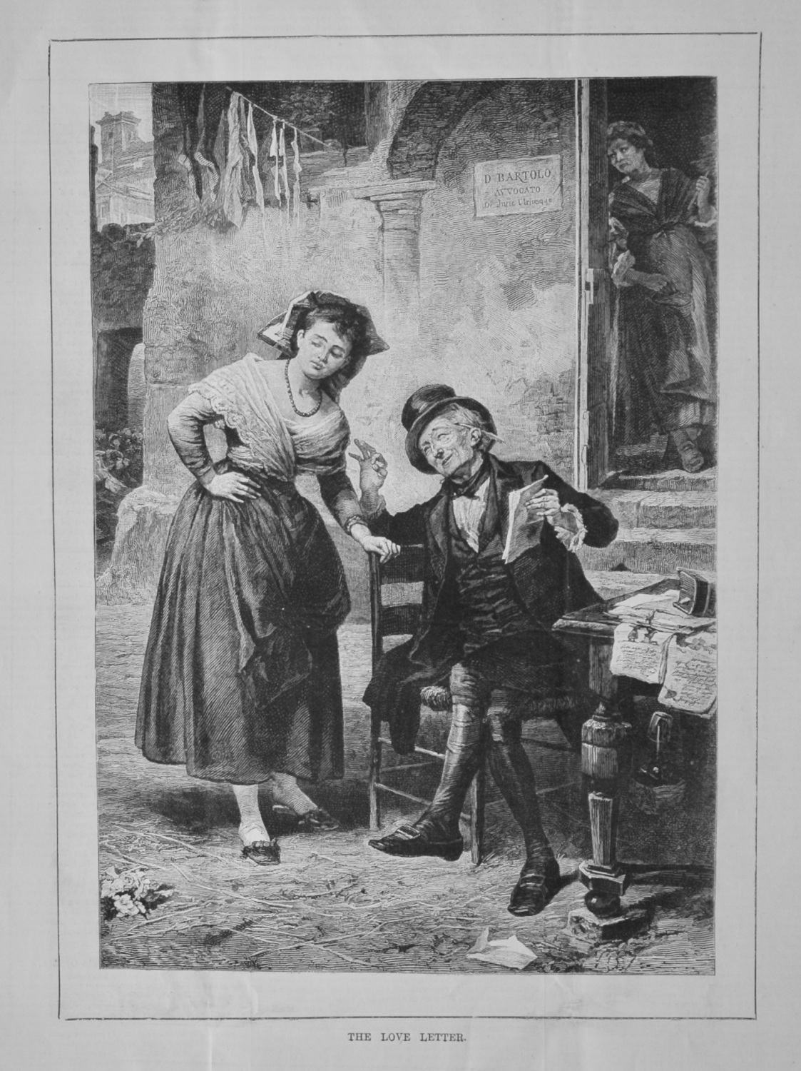 The Love Letter.  1880.