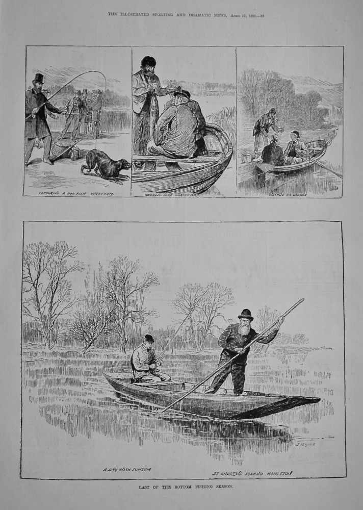 Last of the Bottom Fishing Season.  1880.