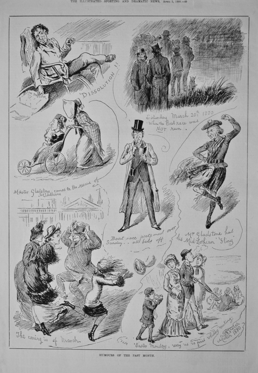 Humours of the Past Month.  March 1880.