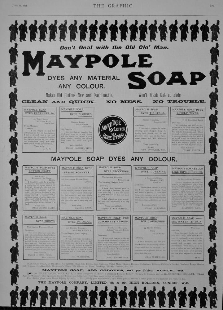 Maypole Soap.  1898.