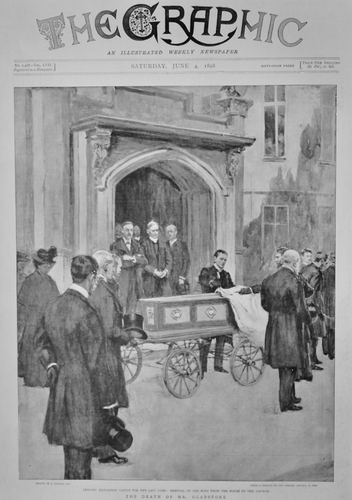 The Death of Mr. Gladstone.  1898.
