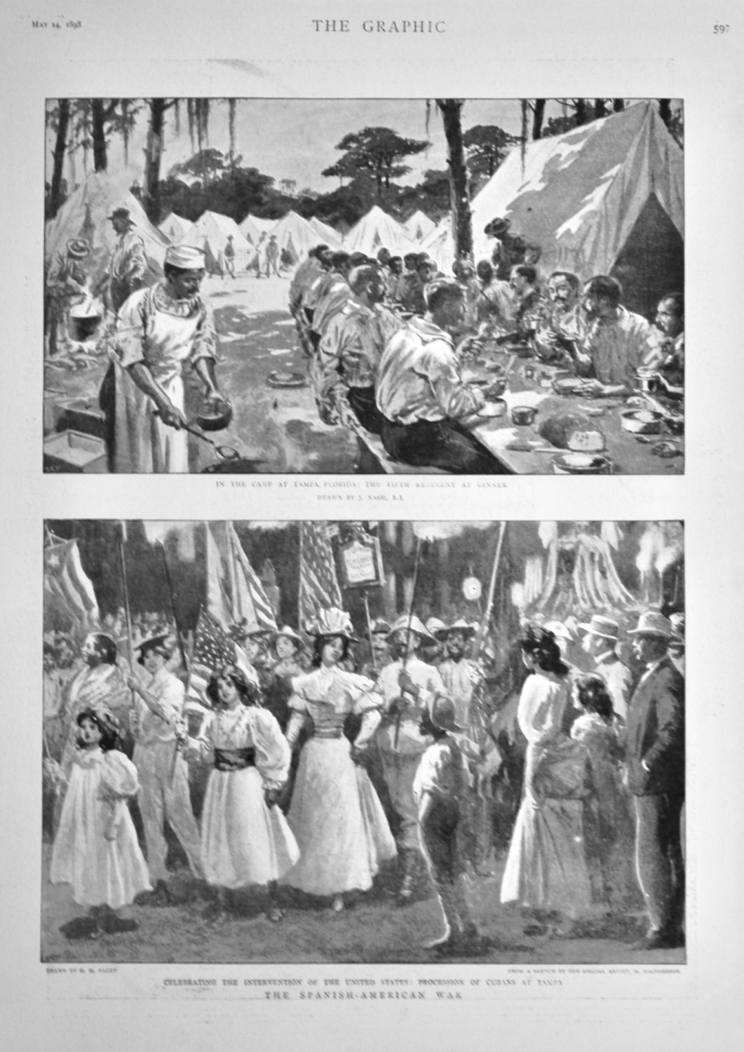 The Spanish-American War. 1898.