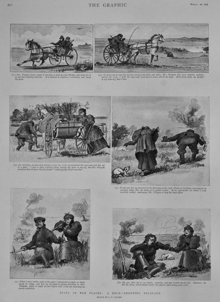 Diana of the Plains : A Duck-Shooting Escapade.  1898.