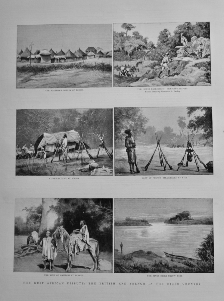The West African Dispute : The British and French in the Niger Country.  1898.