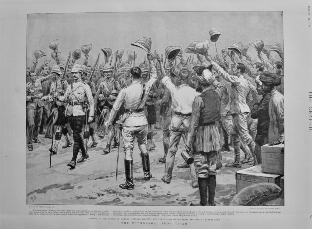 The Withdrawal from Tirah.  1898.