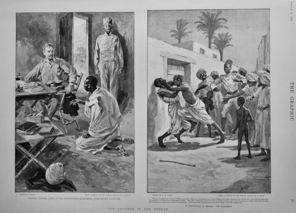 The Advance in the Soudan.  1898.