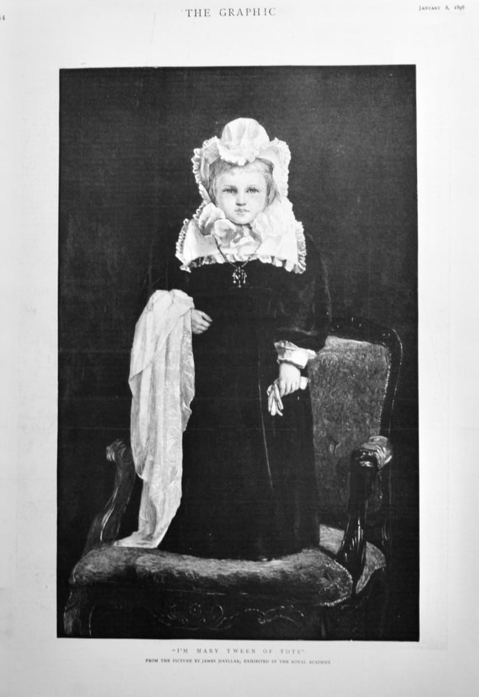 "I'm Mary Tween of Tots". (From a picture by James Hayllar, exhibited in the Royal Academy.)  1898.