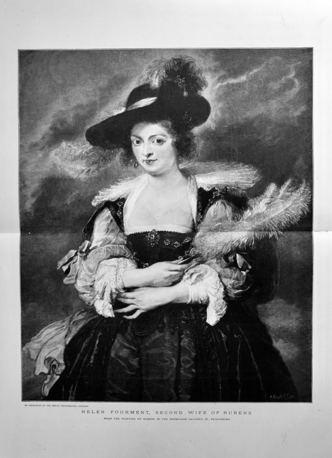 Helen Fourment, Second Wife of Rubens.  1898.