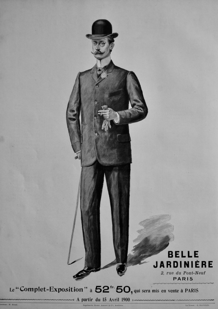 Belle Jardiniere.  1900