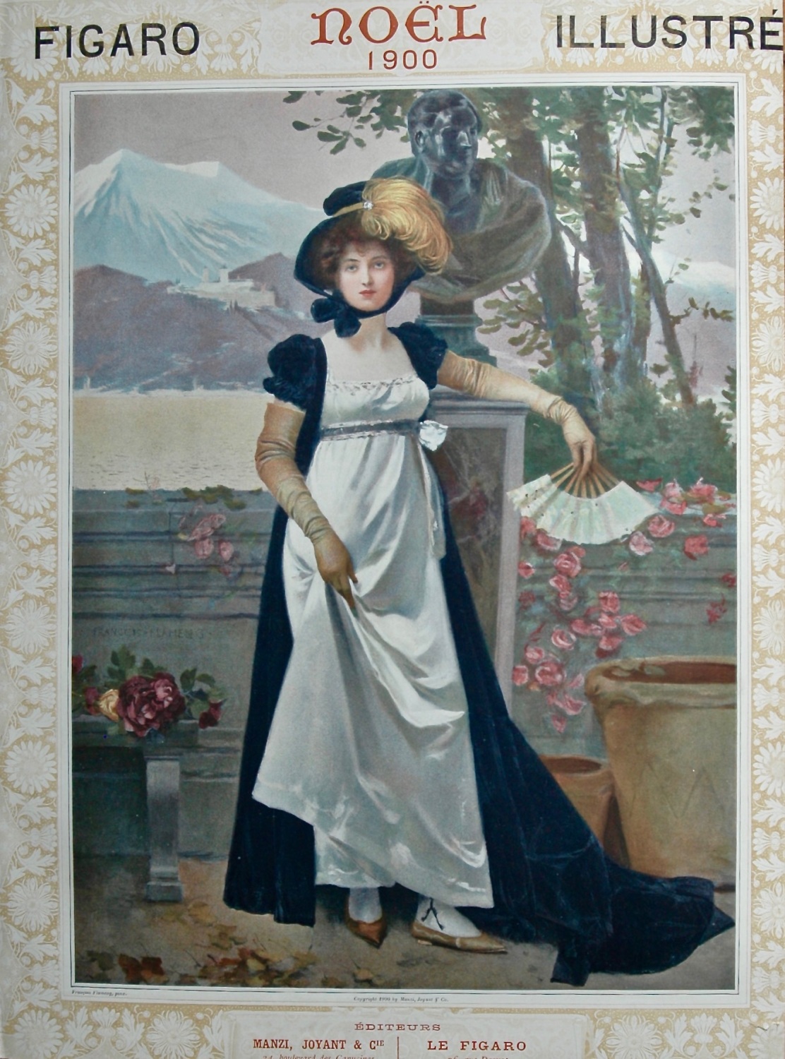 Fugaro Illustre, Noel 1900. (Colour Cover Page).