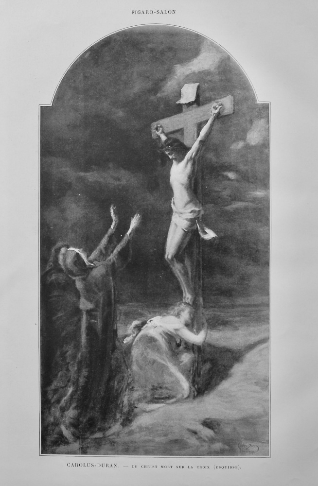 Le Christ Mort Sur La Croix  (Esquisse).  1899.