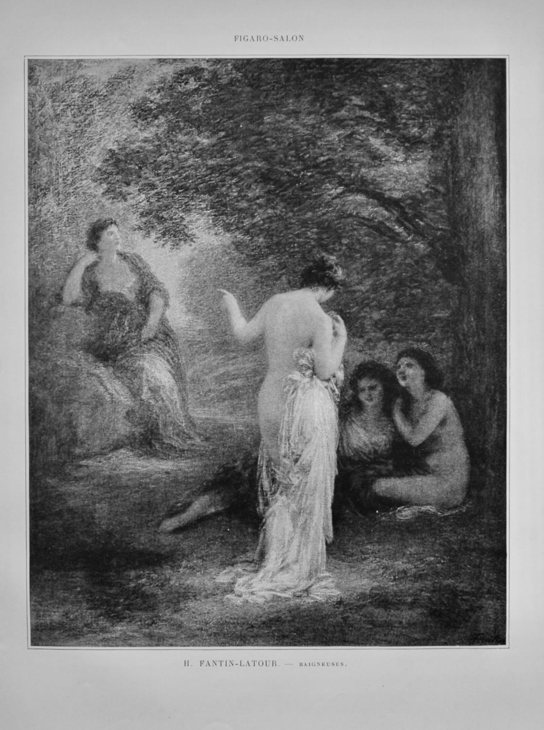 Baigneuses.  (Artist- H. Fantin-Latour.)  1899.