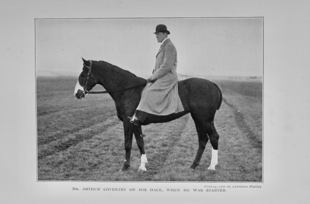 Mr. Arthur Coventry on his Hack, when he was a Starter. (Horse Racing)